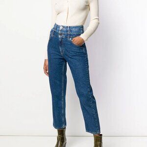 SANDRO Kitty double-waisted Jeans (size EU 36, US 25/26), like new condition